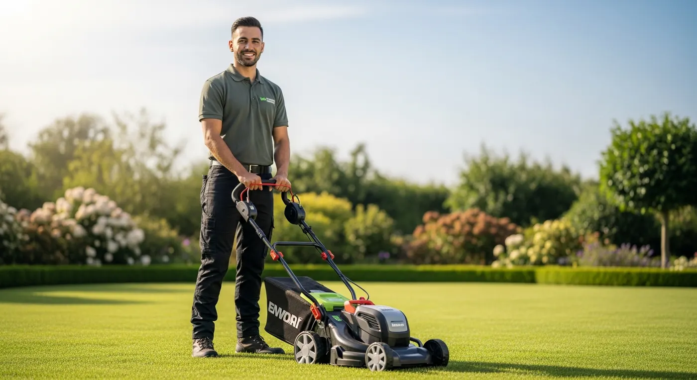 Friendly Dunedin Mowing professional providing expert lawn care services